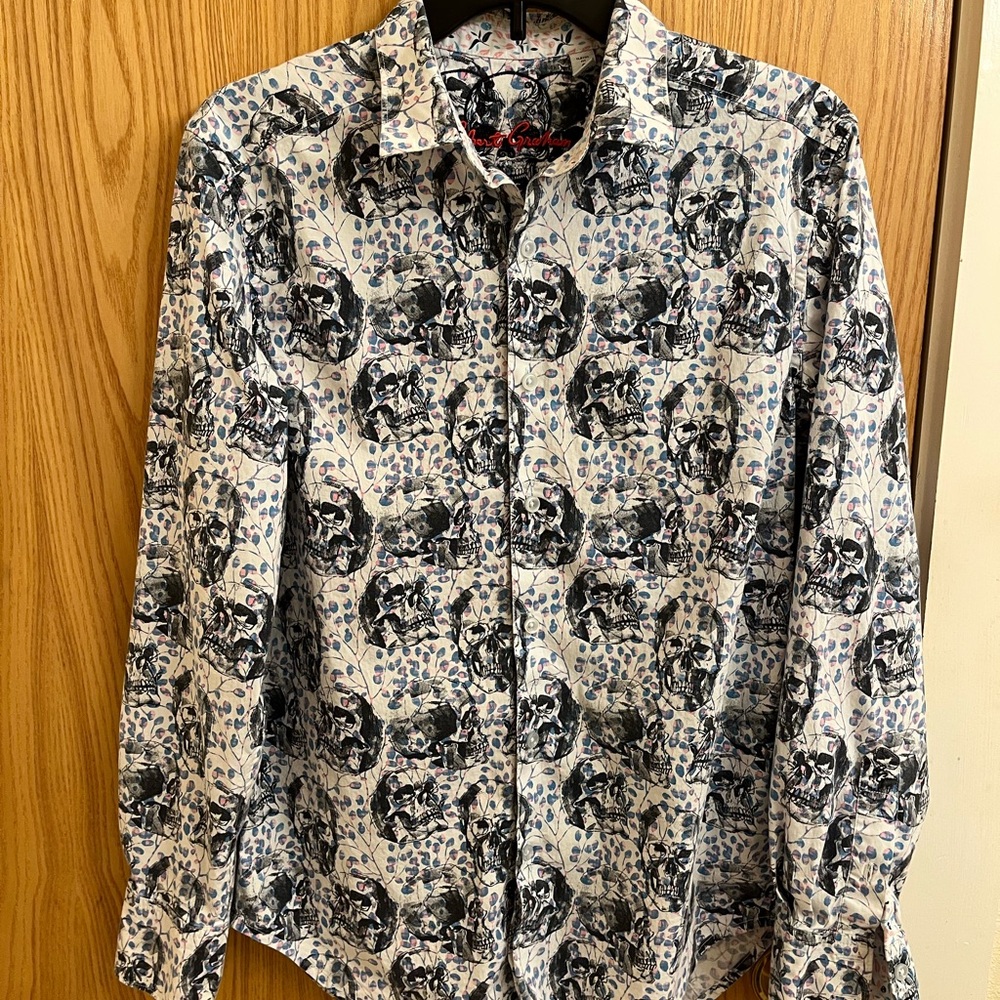 Robert Graham Black and White Patterned Shirt